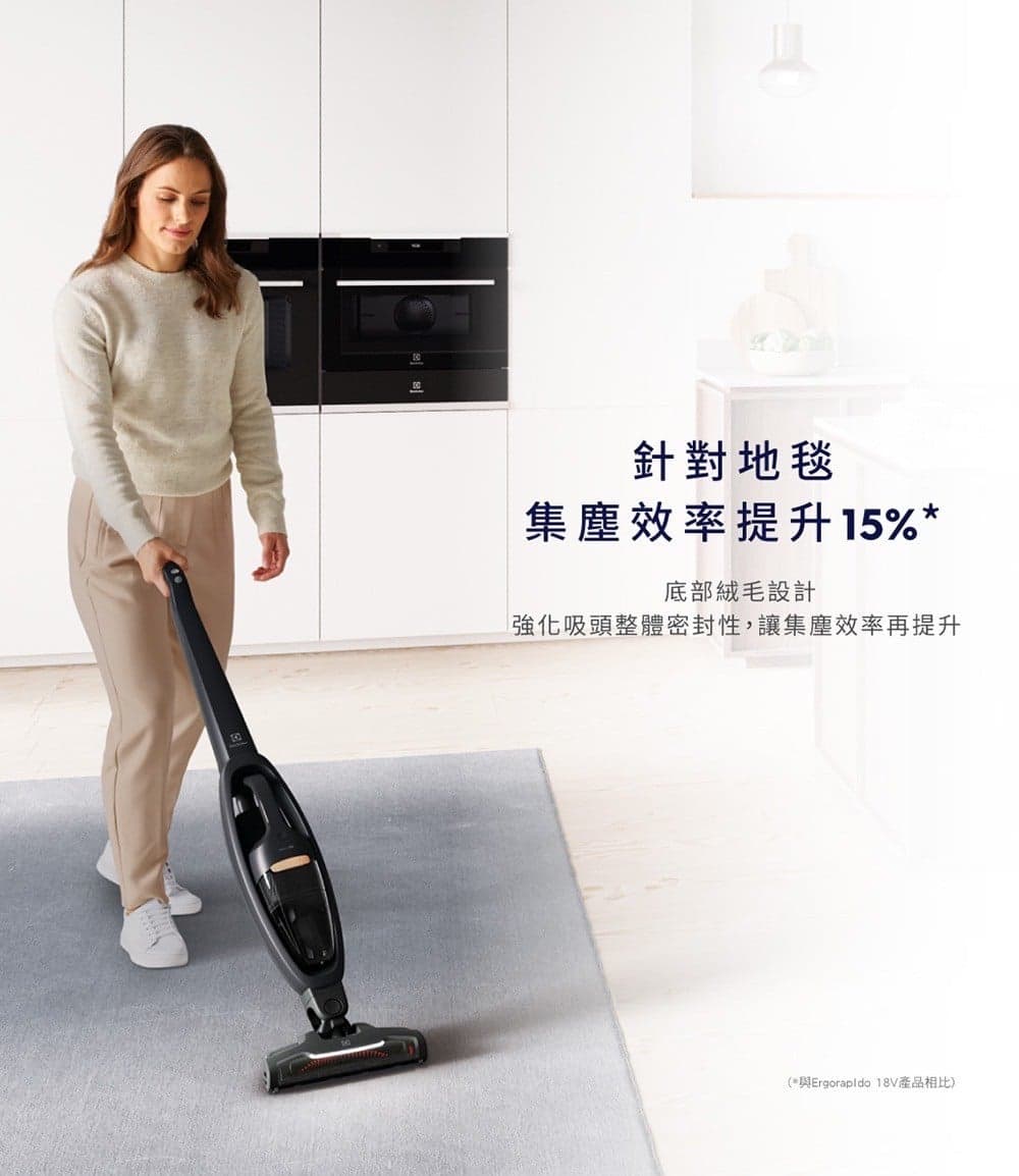Electrolux 伊萊克斯 | Well Q6 無線吸塵器-花崗岩灰(WQ61-1OGG) 圖片 8